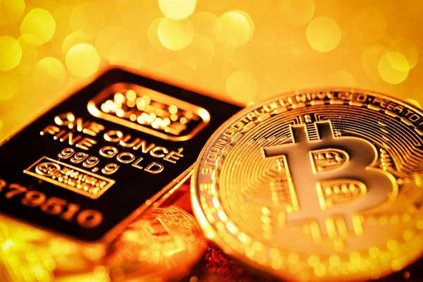 giá vàng và bitcoin